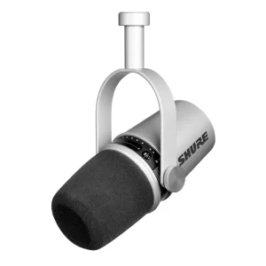 Micrófono dinámico digital para podcaster, cardioide, salida digital y análoga XLR, voz y música